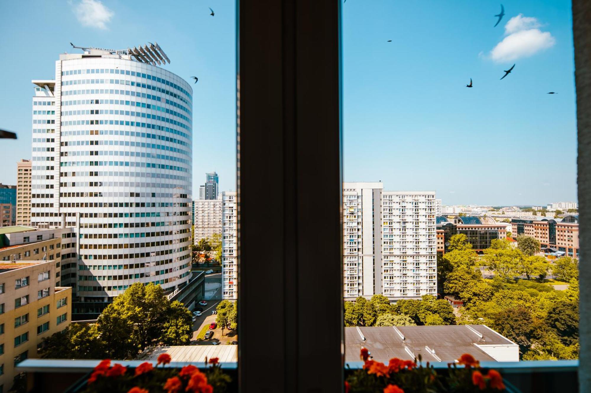 Bright 14Th Floor Central Home With Balcony & Views Warschau Buitenkant foto